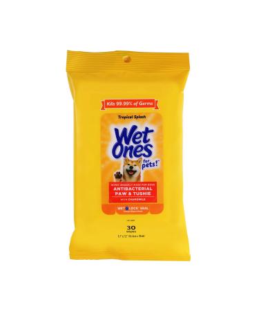 Wet Ones for Pets Paw & Tushie Dog Wipes - Wet Ones Wipes, Dog Grooming Supplies, Dog Paw Wipes, Wet Ones for Dogs, Pet Wipes for Dogs, Pet Wipes, Puppy Wipes, Dog Grooming Wipes, Dog Butt Wipes 30 Count - Buy Online on GoSupps.com