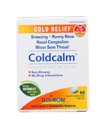 Boiron Coldcalm 60 Quick-Dissolving Tablets