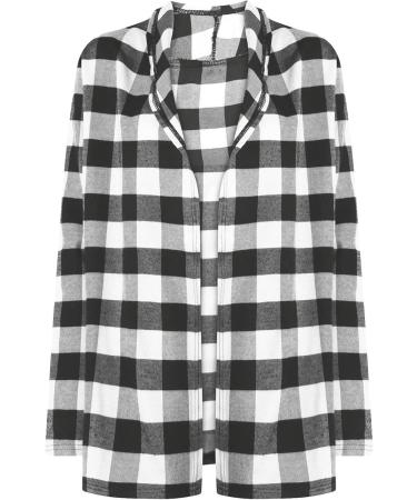 Long Shirt Outerwear Top Thin Warm Knitted Coat Women's Blouse V-Neck Shirt Tunic Long Women's Tunic Women's Shirt Casual Checked Shirt Women's Winter Chunky Knit Jacket I-black 4XL - Buy Online on GoSupps.com