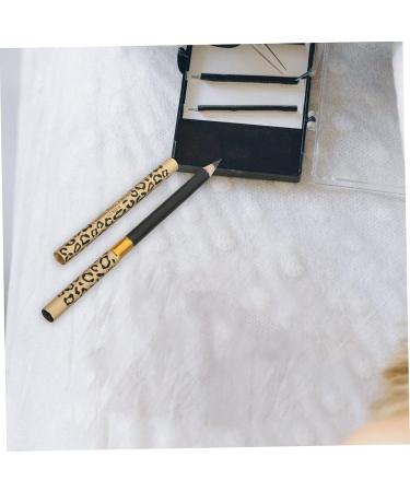 MUSISALY 2pcs Double Head Eyebrow Pencil Brow Gel Brow Brush Pencil for Eye Brown Teezers Puff) Uk Wooden 1 count (Pack of 1) Black - Buy Online on GoSupps.com