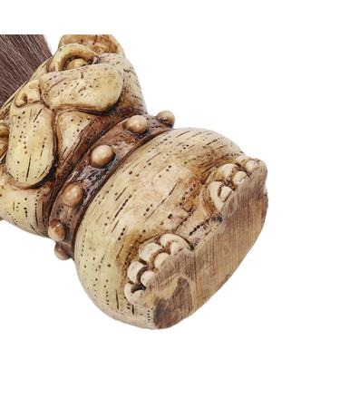 Premium Large Hair Cutting Brush - Soft Nylon Wool with Wooden Handle for Precise Hairdressing - Buy Online on GoSupps.com