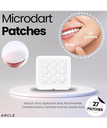 Korean Acne Treatment - Invisible Microdart & Hydrocolloid Pimple Patches | Fast-Acting Overnight Care for Blemishes Blackheads & Zits | Gentle Micropoint Technology with Azelaic Acid - Buy Online on GoSupps.com