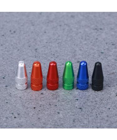 Vosarea Anodized Aluminum Presta Valve Caps for Bicycle Tires - Green & Orange Dust Caps - Buy Online on GoSupps.com