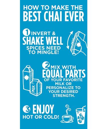 Bhakti Fair Trade Vegan Premium Chai Tea Concentrate 2-Pack - Original Flavor - 64 Fl Oz Total - Buy Online on GoSupps.com