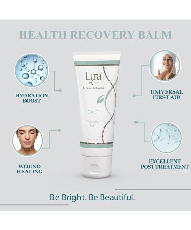 Lira Clinical HEALTH Recovery Balm - Ultra-Hydrating Post-Treatment Balm with Aloe Vera Vitamins A & E for Normal Sensitive Dry Skin - 1 fl oz - Buy Online on GoSupps.com