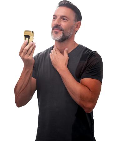 POWER TOUCH GOLD EDITION - Complete shaving kit - Triple blade razor for thick beards - Fleuret nose/ear trimmer - Buy Online on GoSupps.com