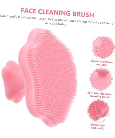 Beatifufu Silicone Cleansing Brush Silicone Face Cleanser Manual Facial Cleansing Brush Soft Face Scrubber Face Cleaning Brush Face Cleansing Brush Exfoliator Tool Handheld Silica Gel 7.5x7.4cm - Buy Online on GoSupps.com