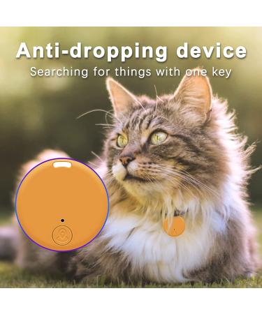 Bluetooth 5.0 Portable Tracking Device for Pets & Items - Waterproof Anti-Loss Finder for Cats, Dogs, Wallets & Keys (Orange) - Buy Online on GoSupps.com