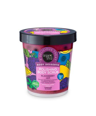 Organic Shop Body Desserts Polishing Body Scrub Blackberry Jam 450 ml