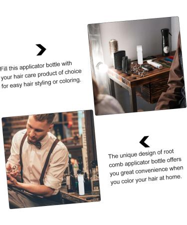 VICASKY 6pi ces Flacon Applicateur Pour Teinture Cheveux Peigne Racines Souple Pour Coloration Cheveux Et Usage Domestique Lot - Buy Online on GoSupps.com