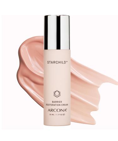 ARCONA Starchild Barrier Restoration Cream - Ultra Rich Botanical Barrier Face Cream with Squalane Vitamin C Sea Kelp to Lock in Moisture and Protect. Made in the USA. 1.17 oz