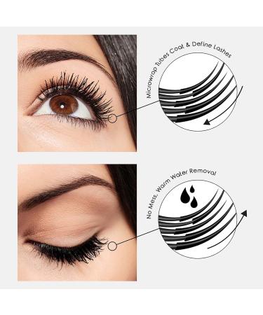 EONFAVE 5D Mascara waterproof black for extreme length and full volume waterproof and smudgeproof mascara with eyelash lengthening effect sweatresistant and durable eye makeup eyelash extension - Buy Online on GoSupps.com