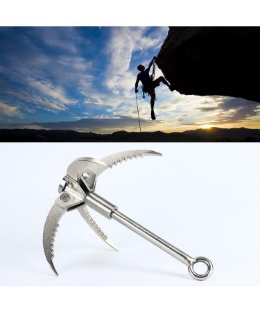 Latinaric Stainless Steel Grappling Hook - 4 Claws for Mountaineering Hiking & Survival | Durable & Reliable International Shipping - Buy Online on GoSupps.com