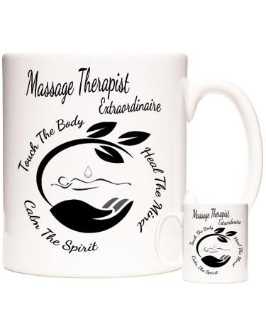 Massage Therapist Gift Mug Massage Therapist Extraordinaire Coffee Mug Tea Cup Gift for Masseurs Masseuse Massager