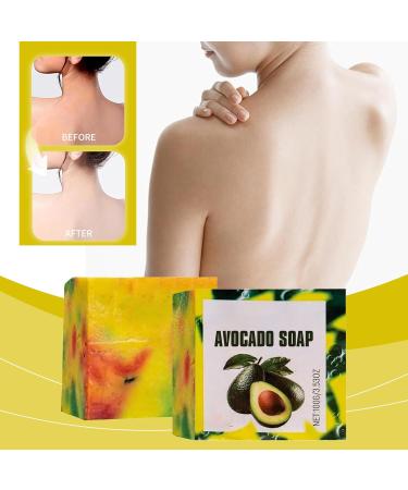  G n rique Avocado Soap Handmade Avocado Soap Gentle And Non Irritating lCleansing Bar for Face Hands Body Cleansing Moisturizing Revitalize Skin (2) - Buy Online on GoSupps.com