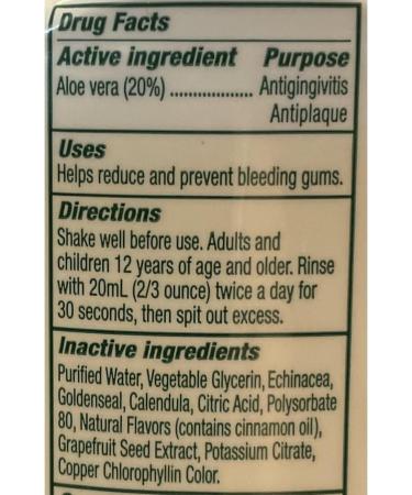 Natural Dentist Anti Gingivitis Rinse - Peppermint Twist 2 oz | Healthy Gums | International Shipping Available - Buy Online on GoSupps.com