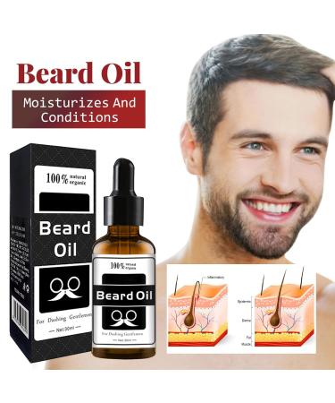 Luisa's Beard Color & Oil for Men | Nourishing Moisturizing & Styling Solution for Thicker Smooth Beards (1 PC) - Buy Online on GoSupps.com