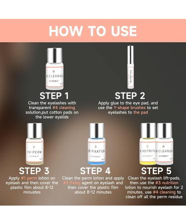 Professional Lash Lift Kit with Upgraded Glue - Eyelash Perm & Curling Set for Salon - Semi-Permanent Extensions - Buy Online on GoSupps.com