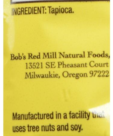 Bob's Red Mill Tapioca Flour - 20 oz | Gluten-Free & Versatile Baking Ingredient - Buy Online on GoSupps.com