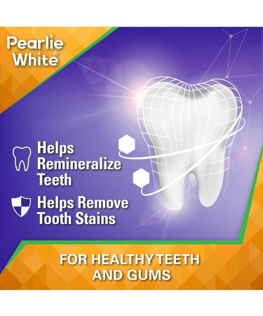 Pearlie White Active Remineralization Fluoride-Free Toothpaste 3.8oz - Enamel Repair, Stain Removal, Hydroxyapatite, Xylitol | Pack of 1 - Buy Online on GoSupps.com