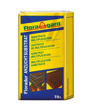 Floragard Floraton 3 Saaterde - 70 l - tortoise earth - Surprise for turtles and other reptiles - for the cultivation of Microgreens - with tone single