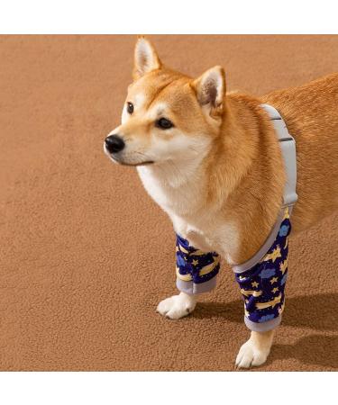 Buy BAR BEAR Surgical Recovery Sleeve for Dogs - Elbow Bandage & Wound Protection (Blue Large) | Ideal for 55-66LB Dogs - International Shipping Available - Buy Online on GoSupps.com