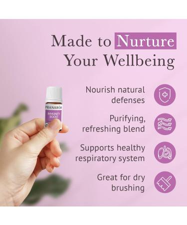 Pranarom - Immunity Boost Essential Oil Blend (5ml) - Lavender Eucalyptus and Tea Tree - 100% Pure Essential Oil for Diffusing and Wellness | USDA and ECOCERT Certified Organic Immunity Boost 0.17 Fl Oz (Pack of 1) - Buy Online on GoSupps.com