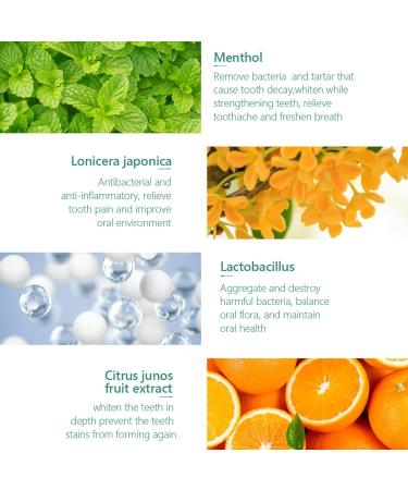 Probiotics Bright Whitening Teeth Mousse - Herbal Oral Repair for Gum Health & Fresh Breath - Buy Online on GoSupps.com