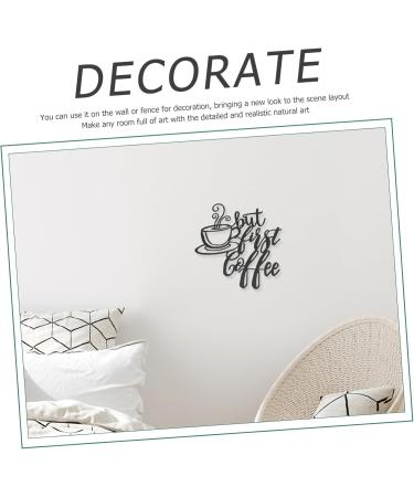 Zerodeko Coffee Letter Decoration Home Decor Wall Art Coffee Signs Mug Home Wall Decoration Wall Hanging Iron - Buy Online on GoSupps.com