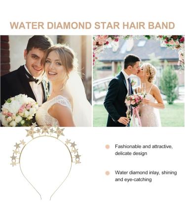Hair Accessories Crown Headbands Star Headpiece for Women Goddess Headpiece for Women Gold Accessories for Women Goddess Headband Birthday Accessories for Women Alloy Fashion - Buy Online on GoSupps.com