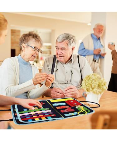 Nestel Sensory Blanket for Dementia & Seniors | Ideal Gift for Alzheimer's Asperger's & Autism Support - Buy Online on GoSupps.com