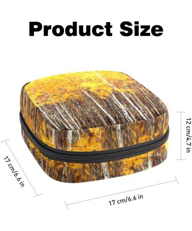 Womens Portable Period Kit - Bonds Storage Pockets Stillpad Keeper - Ahorn Tree Background - Feminine Product Bag for Girls - Buy Online on GoSupps.com