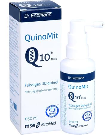 Quinomit Q10 Fluid Drops 50ml - Premium Anti-Aging Supplement for Healthy Skin & Energy - International Shipping Available - Buy Online on GoSupps.com