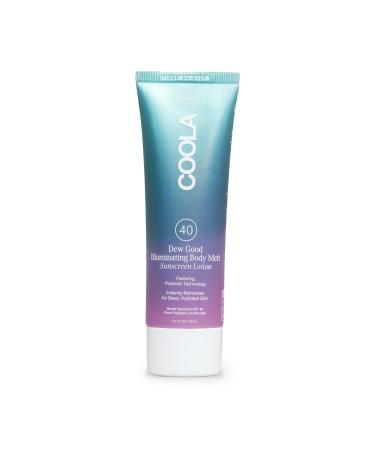 COOLA Organic Dew Good Illuminating Probiotic Serum with SPF 30 Dermatologist Tested Sunscreen with Plant-Derived BlueScreen Digital De-Stress Technology Body