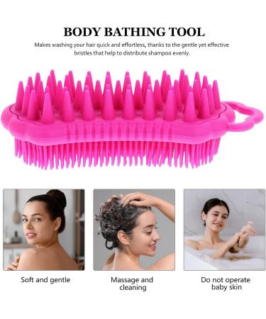 Coolhiya Silicone Scalp & Body Massage Brush - Ultimate Bathing Washer & Cleaning Device for Deep Cleansing & Relaxation - Buy Online on GoSupps.com