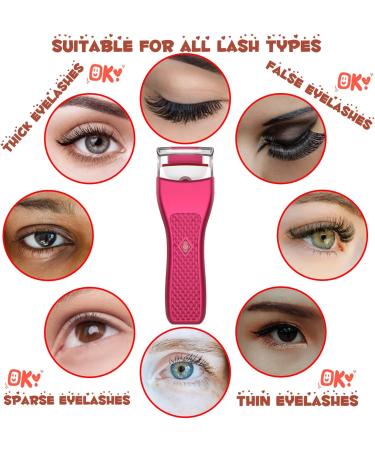 Shop Heated Eyelash Curlers & Comb Combo - Rechargeable Safe & Fast Heating for Dramatic Curls | Perfect for Makeup Lovers Worldwide - Buy Online on GoSupps.com