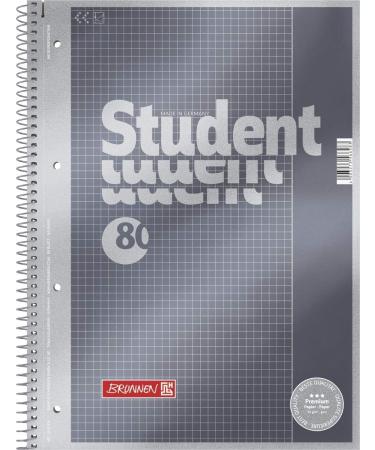 Premium Fountain Notepad A4 - 4-Fold Cover Metallic Effect 80 Sheets (Pack of 2) - Perfect for Students | International Shipping - Buy Online on GoSupps.com