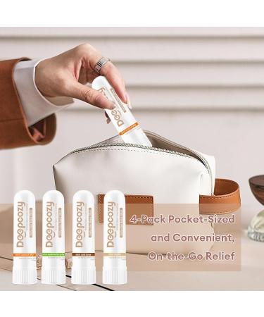 Nasal Stick for Adults 4 Pack Nasal Inhaler Stick for Distraction Relief & Mild Stress Portable Nasal Sticks Nose Inhaler Stick with Menthol (Coconut Watermelon Cold-Brew Mojito) Mint Coconut/ Watermelon/ Cold-brew/ Mo  - Buy Online on GoSupps.com