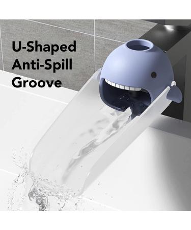 XPECIAL Faucet Extender for Toddlers and Kids  fits Sink spout tub for Kitchen and Bathroom. Promotes Hand Washing  Hygiene Awareness Independence. Cartoon Design w/Universal fits(Blue  Pink  2PCS) - Buy Online on GoSupps.com