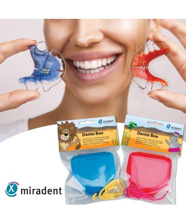 Miradent Dento Box White Storage Box for Braces & Dentures | Stable Transport | 2.5 cm Height | International Shipping - Buy Online on GoSupps.com