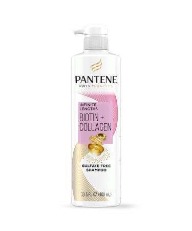 Pantene Pro-V Miracles Infinite Lengths Biotin + Collagen Sulfate-Free Shampoo 13.5 fl oz