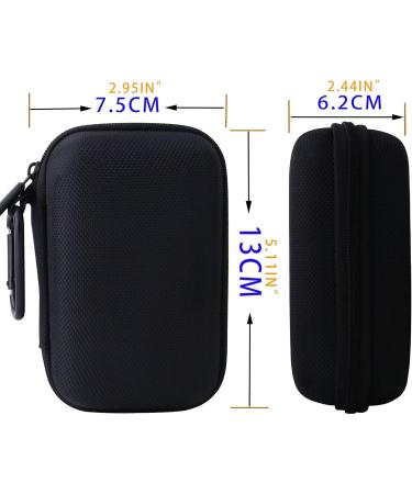 Hard EVA Carrying Case for Care Touch/KETO MOJO/CareSens Blood Glucose Monitor Kit - Diabetes Testing Kit Case - Small Size - Buy Online on GoSupps.com