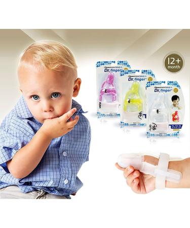 Baby Thumbsucking Stop Thumb Guard Protect Band Guard (12months   5years) x White Color