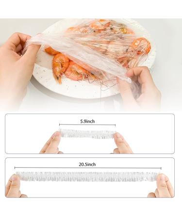 120 PCS Disposable Clear Plastic Shower Cap for Women Men Kids - Ideal for Hair Treatment, Spa, and Travel - Size 52CM - Buy Online on GoSupps.com