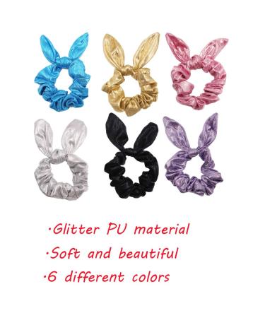 22PCS Bunny Ear Hair Scrunchies Set - Elastic Hair Bands for Women, Girls, Teens, and Kids - Buy Online on GoSupps.com