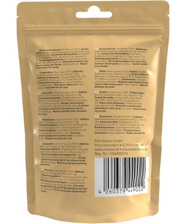 100% Beef Mini Dogeleckerli 70g - Hypoallergenic Grain-Free Air-Dried Meat Strips for Small Dogs - Buy Online on GoSupps.com
