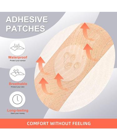Carbou Freestyle Adhesive Patches 25 PCS - Waterproof Sensor Covers for Libre Enlite Guardian - Breatheable CMG Sensor Patches - Long Lasting Fixation (Tan) - Buy Online on GoSupps.com