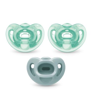 NUK Comfy Orthodontic Pacifiers 0-6 Months 3 Pack