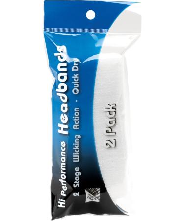 Unique Sports Hi Performance Headbands - Pack of 2 (White) - Buy Online on GoSupps.com