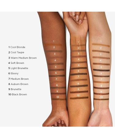 JOAH Eyebrow Pencil - Brow Down To Me Precision Brow Pencil with Spoolie Brush (Warm Medium Brown) - Buy Online on GoSupps.com